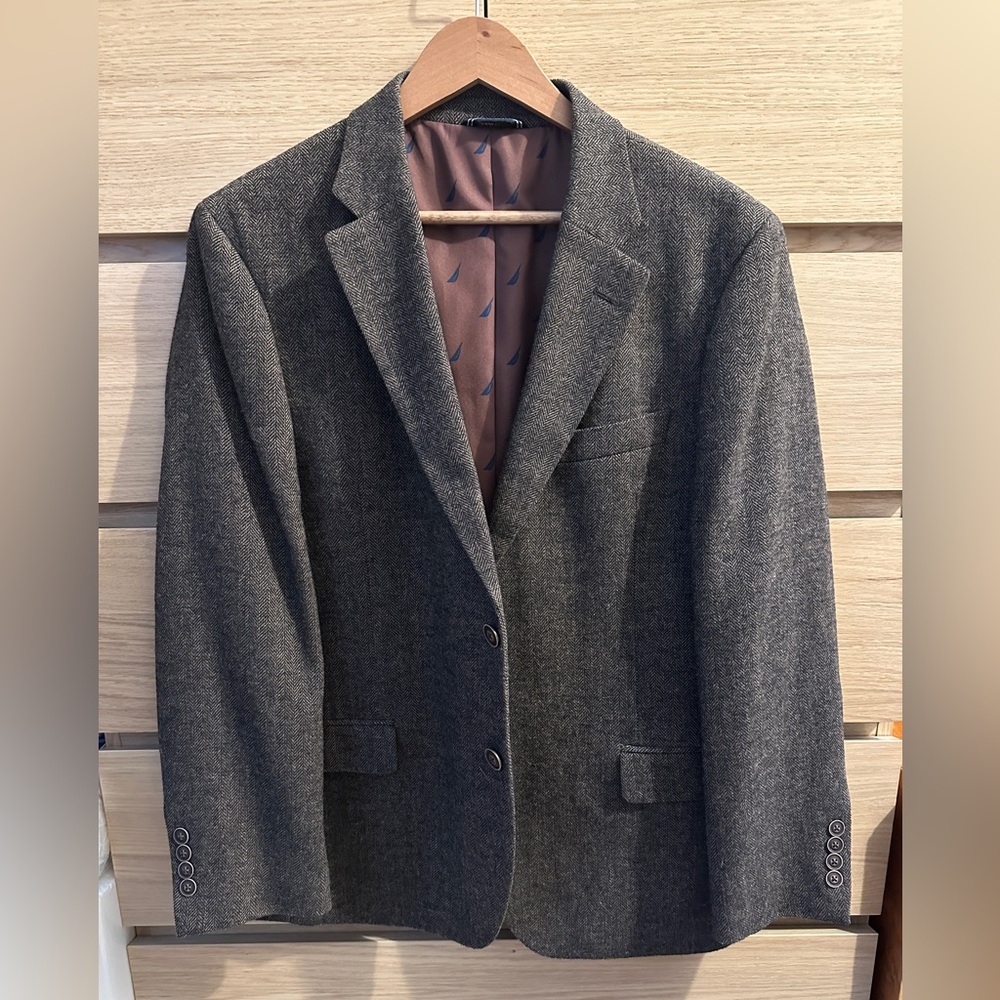 Nautica Herringbone Blazer for Men